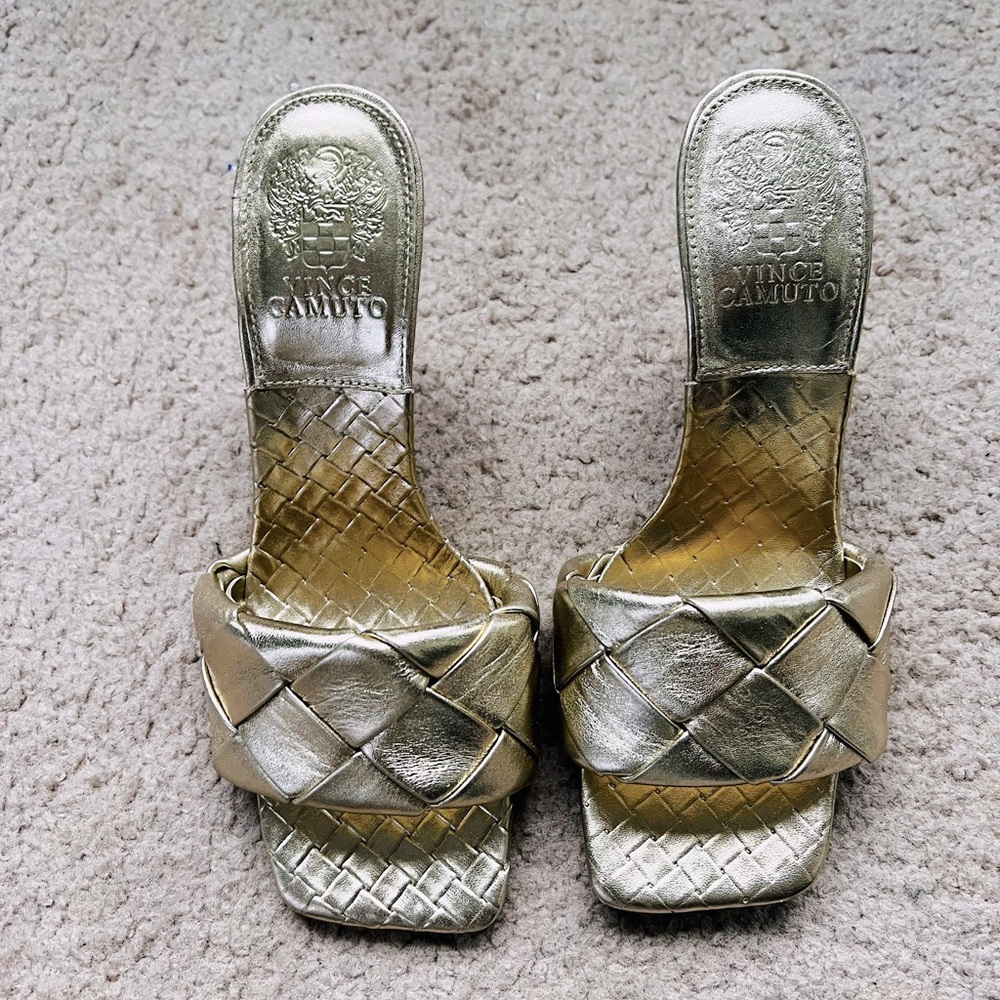 Vince Camuto Kitten Heel Sandals